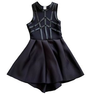 MUEHLEDEE Florence Spike Dress Black Goth Punk Cosplay Dominatrix Sexy